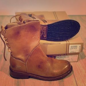 Bed Stu Cheshire Tan Glove Size 6 Lace up Boots